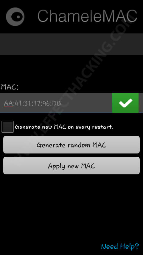 Android mac changer app no root